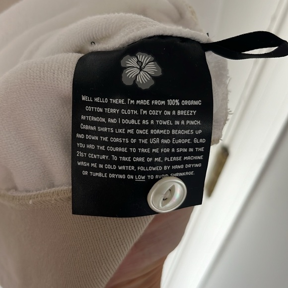 M • Tombolo Sun Leopard Cabana Long-Sleeve Shirt Top - LIKE NEW - Picture 5 of 8